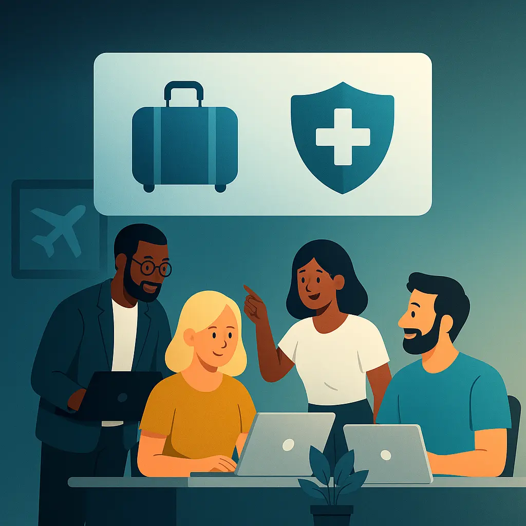 Illustration entreprise remote